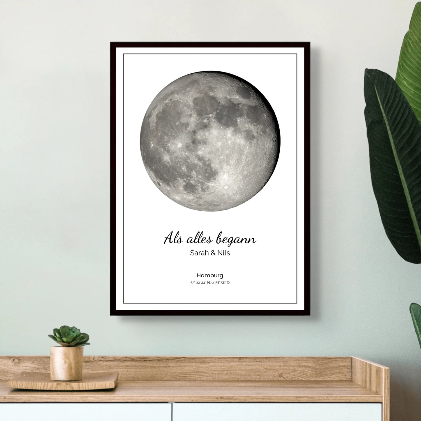 Mondphasen Poster – "Als alles begann" - Momeries